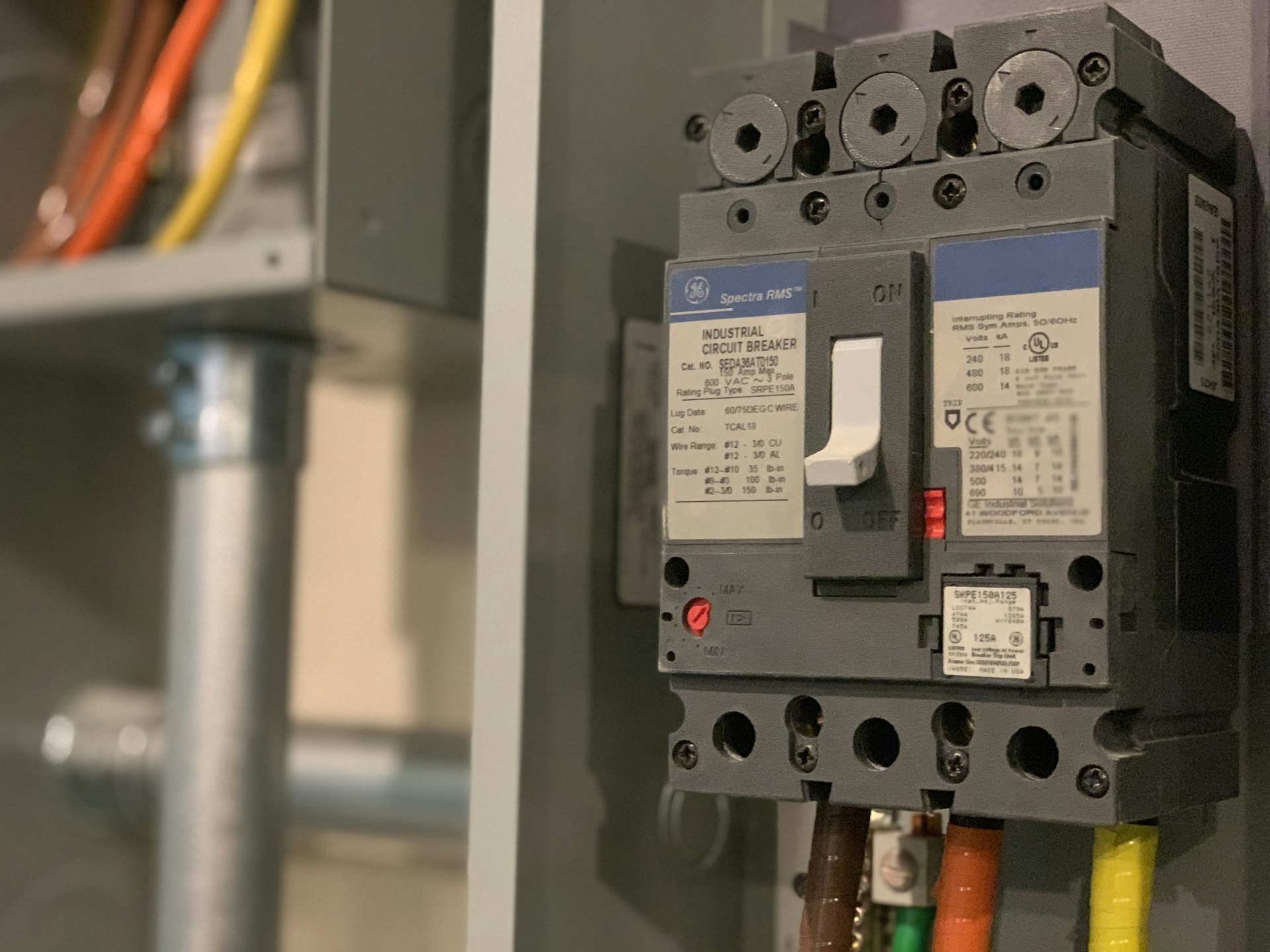 Industrial control cabinet